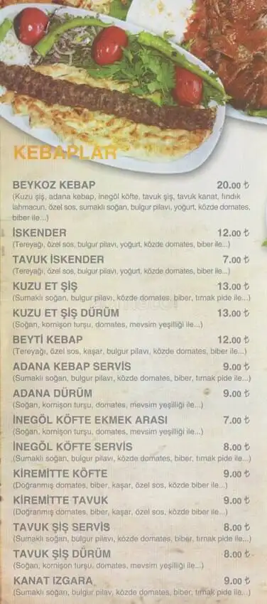 Beykoz Döner & Pide Kebap'nin yemek ve ambiyans fotoğrafları 1