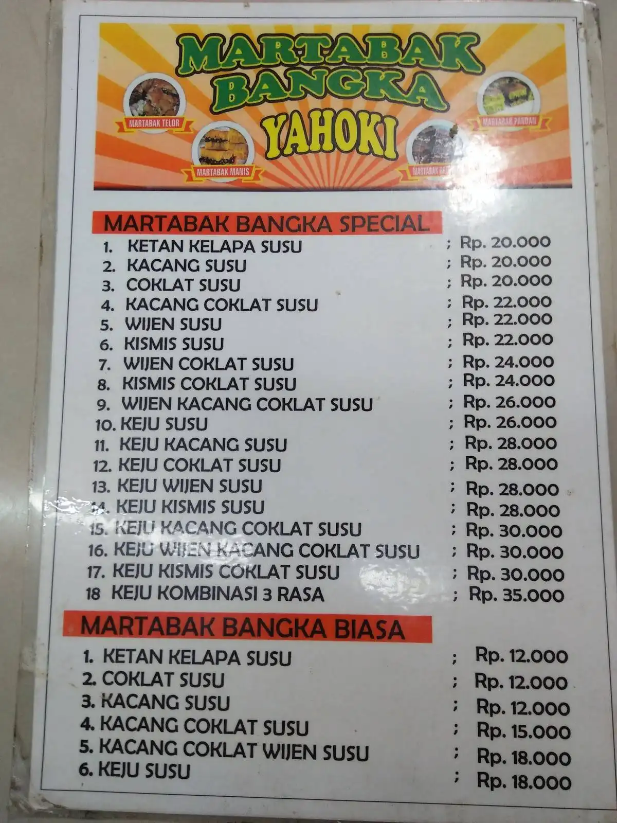 MARTABAK BANGKA YAHOKI