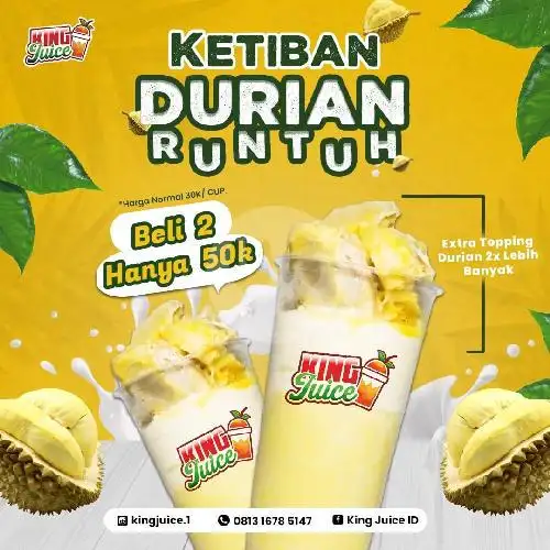 Gambar Makanan King Juice, Wahid Hasyim 1 2