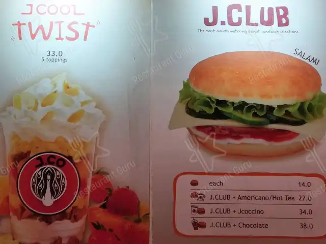 Gambar Makanan J.CO Sawunggaling 6