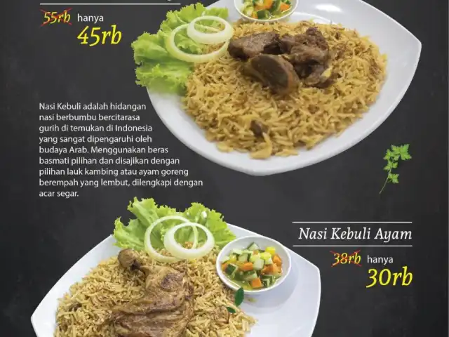 Gambar Makanan Restoran GH Corner Sentul, Bogor, Nasi Kebuli, Briyani, Mandhi Arab, Roti Canai, Martabak Malaysia, Teh Tarik, Halal 14