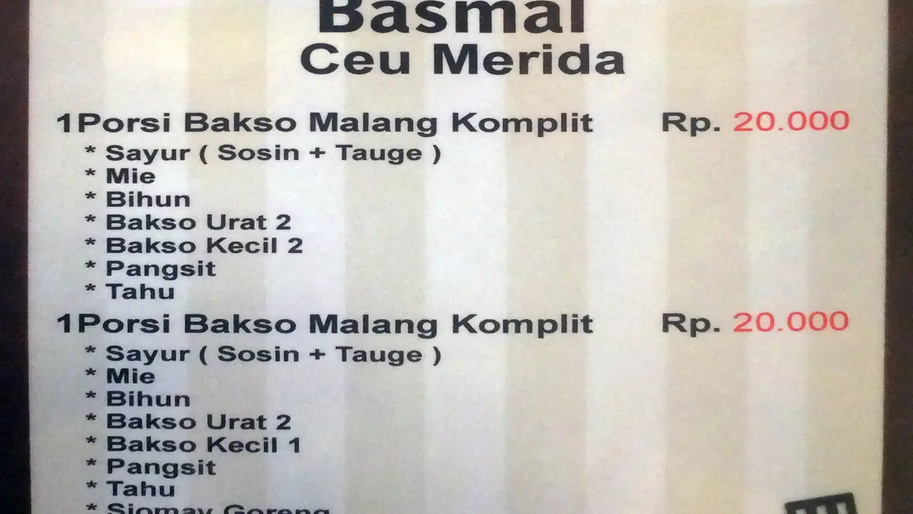 Baso Malang Ceumerida