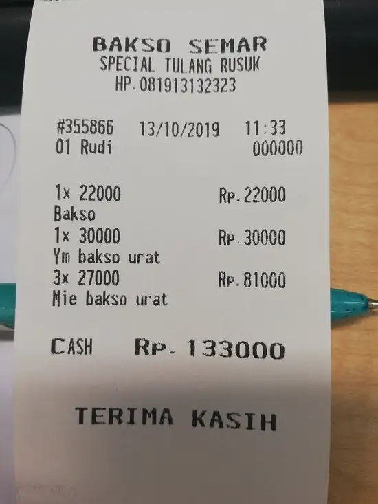 Gambar Makanan Bakso Semar Pasir Kaliki 16