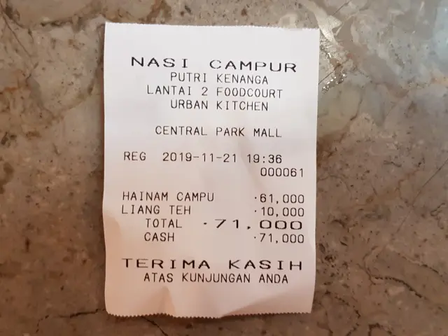 Gambar Makanan Nasi Campur Putri Kenanga 2