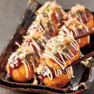 Gambar Makanan Takoyaki Okonomiyaki Topokki Kimbab Pisang Keju Nasi Goreng, Gumuruh 2