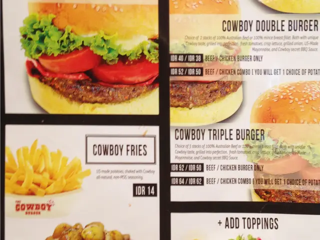 Gambar Makanan Cowboy Burger 1