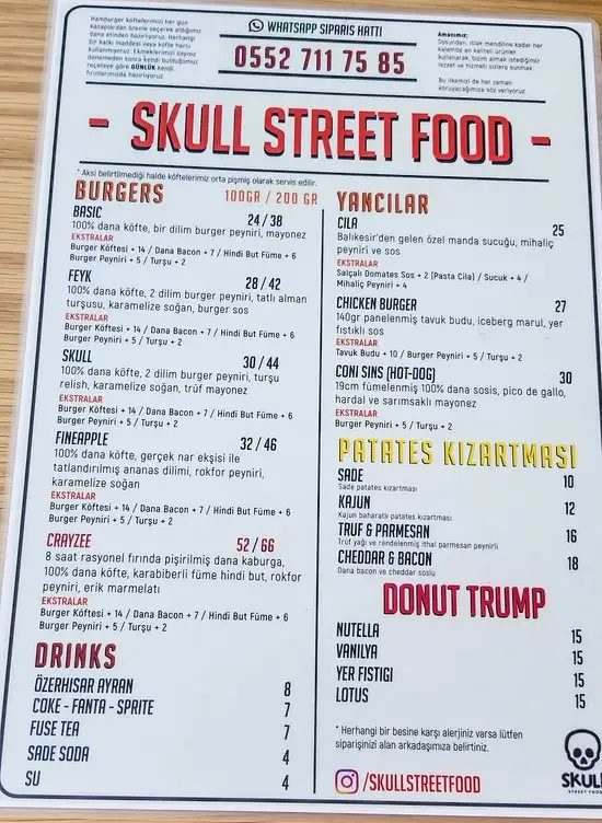 Skull Street Food'nin yemek ve ambiyans fotoğrafları 8