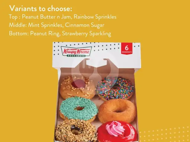 Gambar Makanan Krispy Kreme, Bellagio Kuningan 20