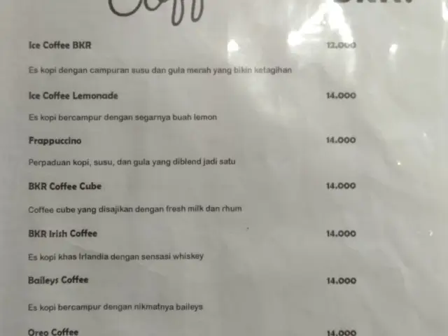 Gambar Makanan Kopi BKR 11