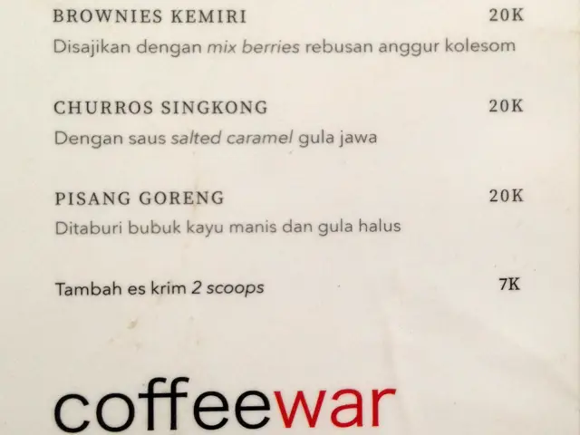 Gambar Makanan Coffee War 3