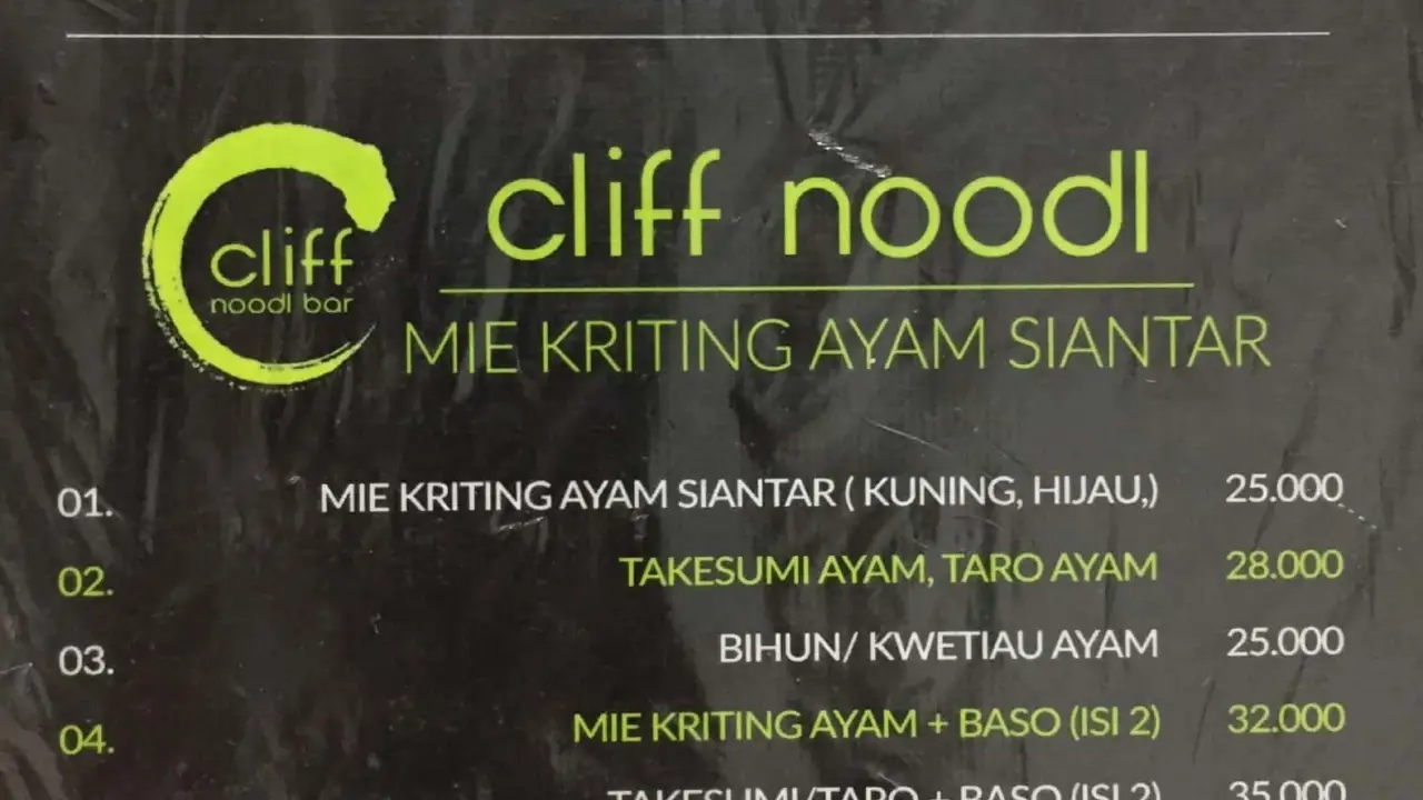 Cliff Noodl Bar