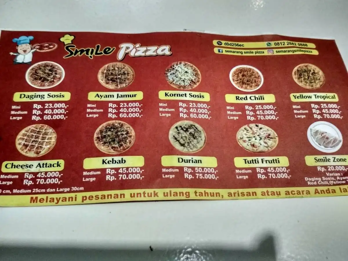 Smile Pizza Hasanudin G4B (Parkiran Yahoo)