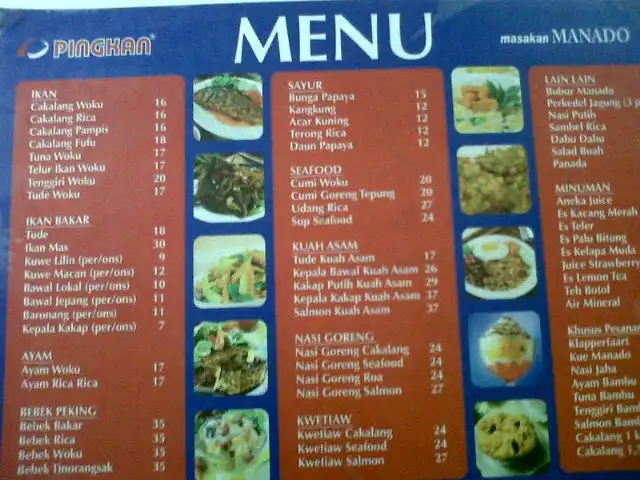 Gambar Makanan Pingkan manado resto 3