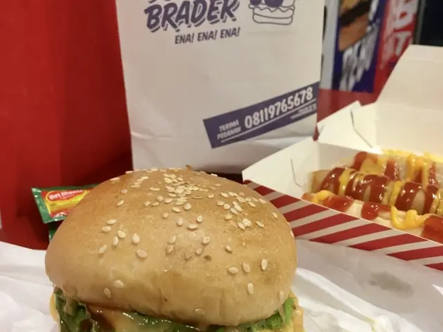 Gambar Makanan Burger Brader 9