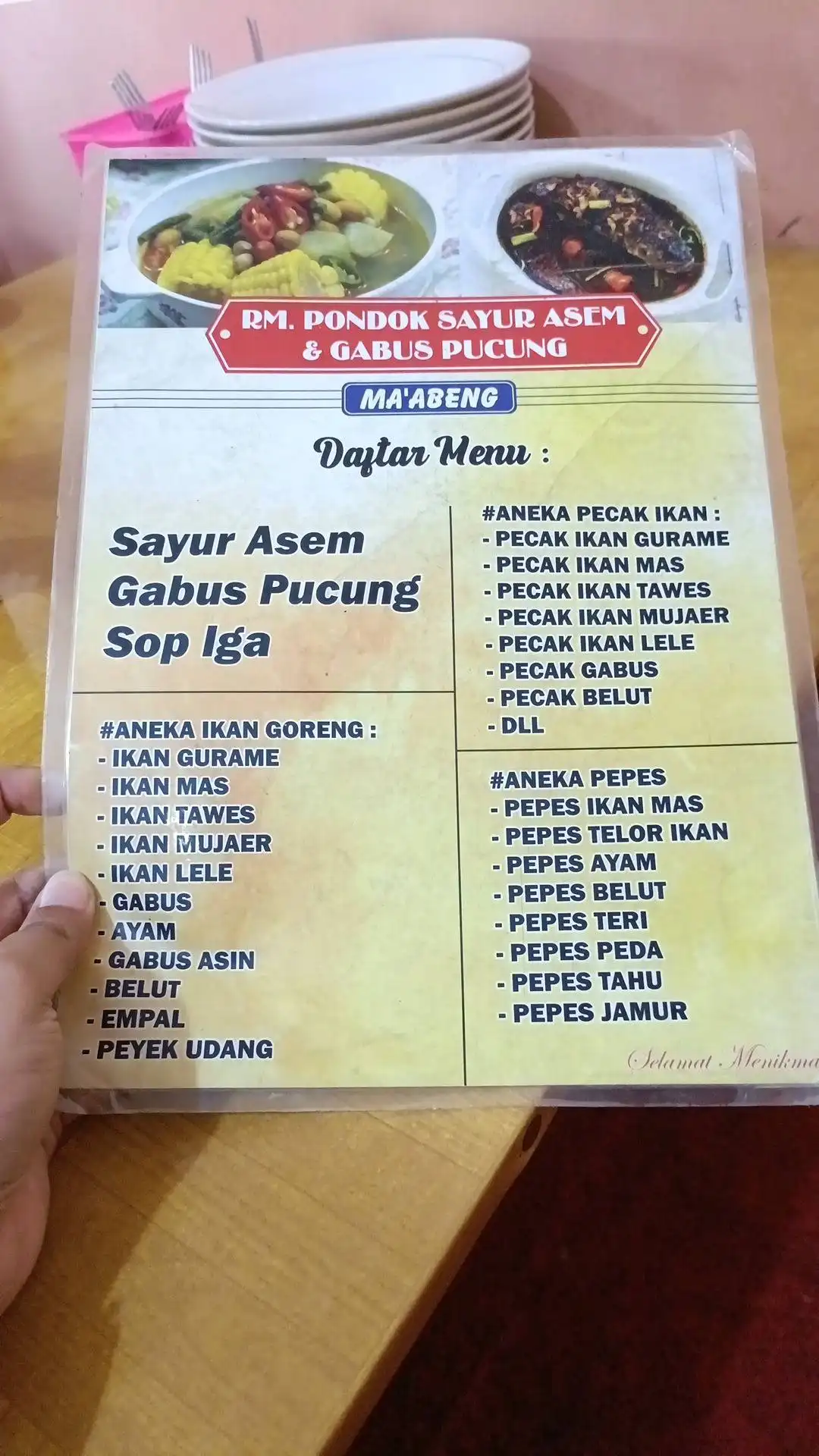 Rumah makan Pondok Ma' Abeng