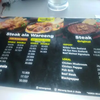 Waroeng Steak And Shake