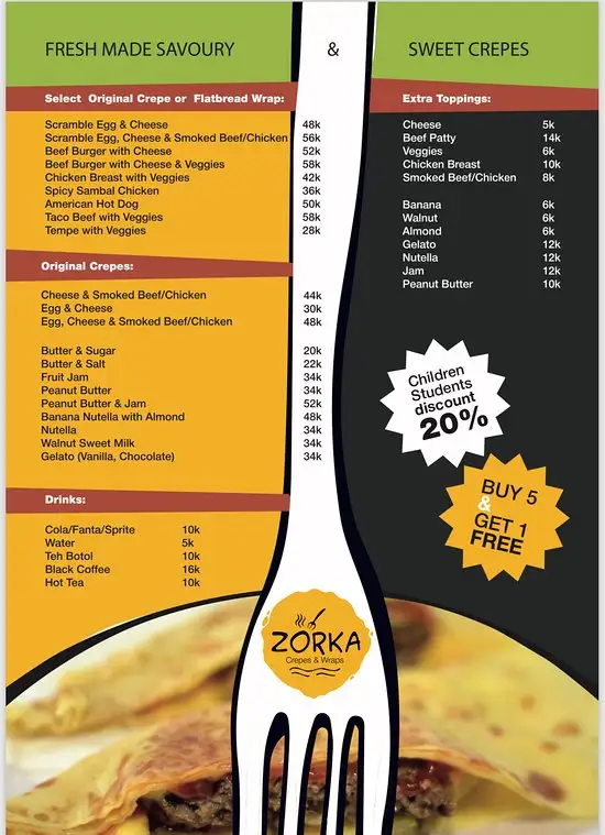 Gambar Makanan Zorka Crepes & Wraps 4