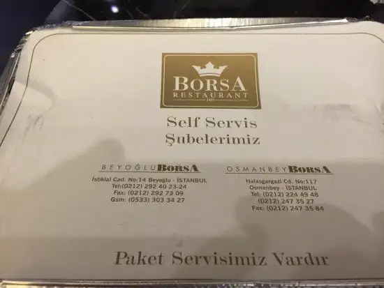 Borsa Restaurant'nin yemek ve ambiyans fotoğrafları 20