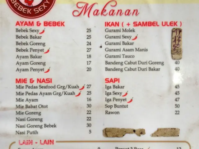 Gambar Makanan Depot Legit Bebek Sexy 6