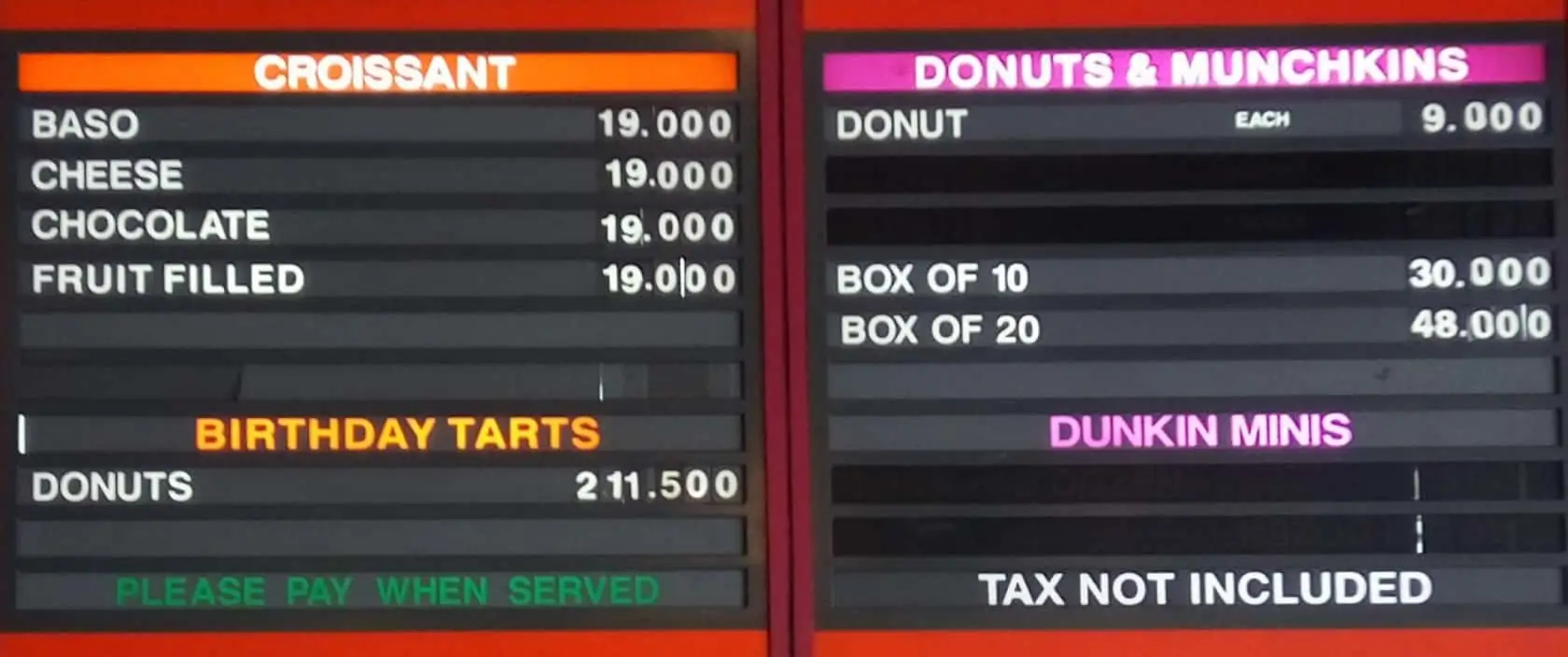 Dunkin' Donuts