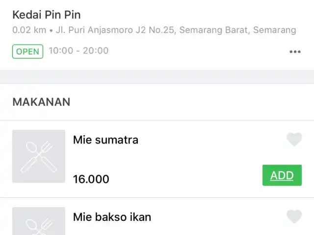 Gambar Makanan kedai pin pin 9