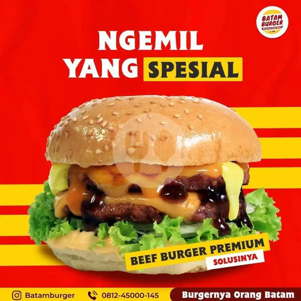 Gambar Makanan Burger Ramly / Batam Burger, Windsor 1