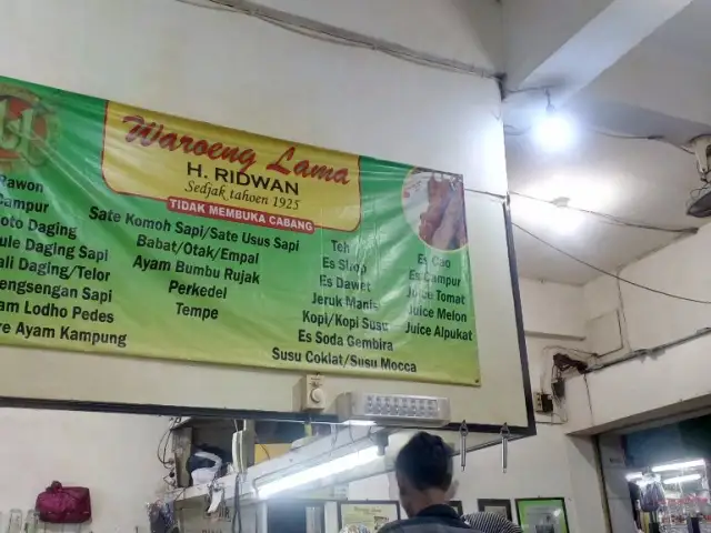 Gambar Makanan Warung Lama H.Ridwan 7