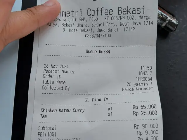 Gambar Makanan Simetri Coffee Roasters 18