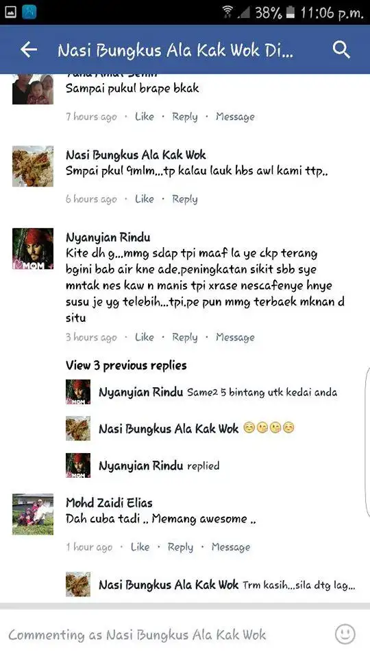 Nasi Bungkus Ala Kak Wok