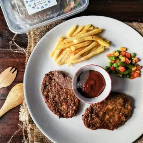 Gambar Makanan French Fries dan Roti Kukus - Cikasungka 7