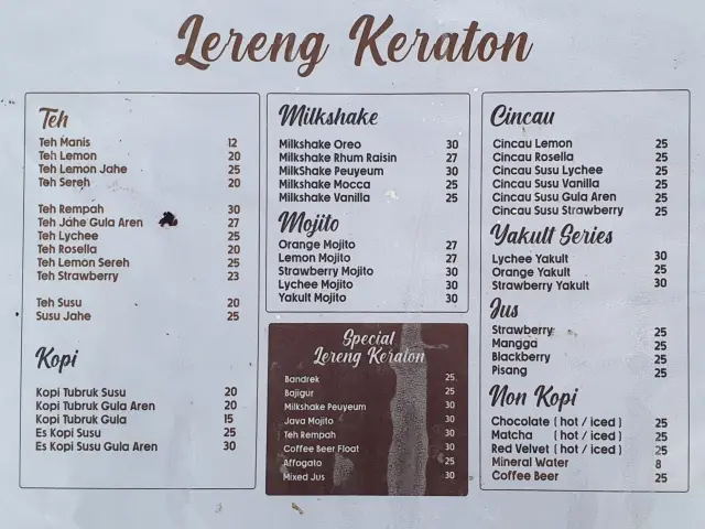 Gambar Makanan Waroeng Lereng Keraton 1