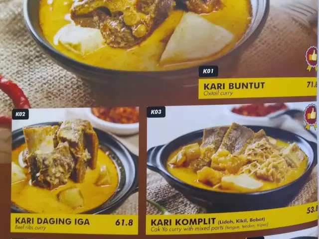 Gambar Makanan Chop Buntut Cak Yo 7