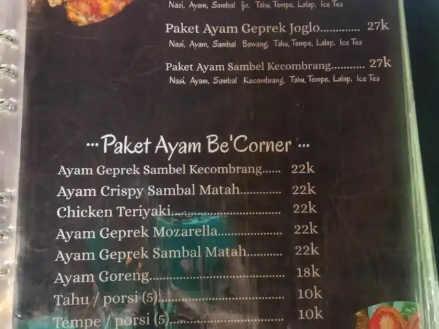 Gambar Makanan Be'Corner Resto & Coffee Shop 3