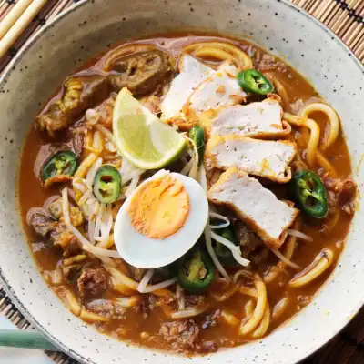 KONGKER MAKAN Laksa Telur Sarang