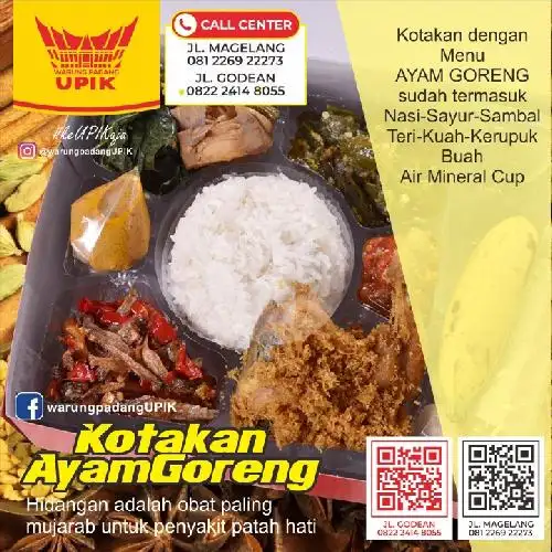 Gambar Makanan Warung Padang Upik, Magelang KM 5,6 1