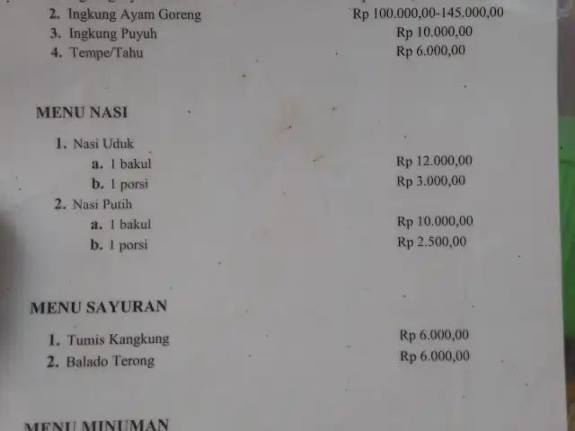 Ingkung Ayam Jawa Sor Sawo