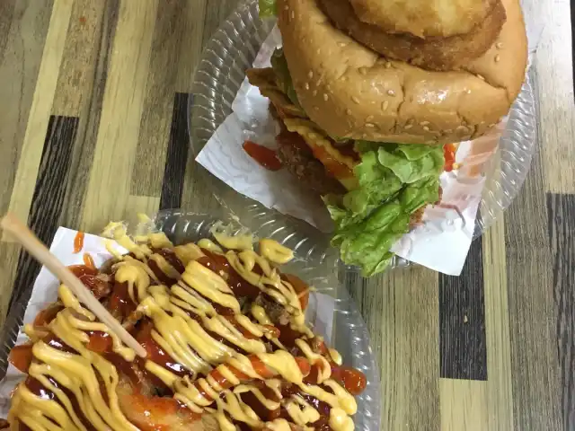 Burger Bakar Abang Burn Food Photo 4