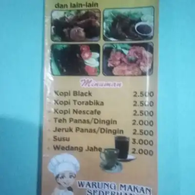 Warung Makan Sederhana BU SRININGSIH