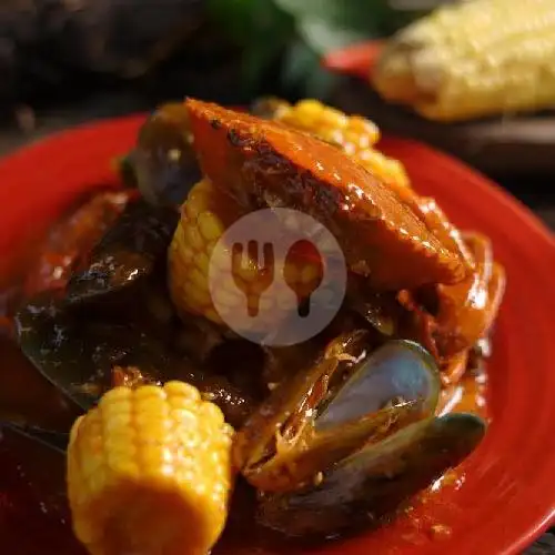 Gambar Makanan Kepiting Nampar Dan Ayam Bakar / Goreng, Jatipadang 1