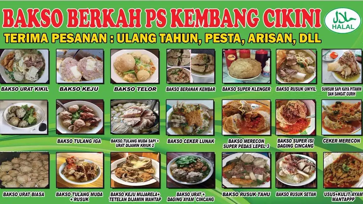 Bakso Berkah Pasar Kembang Cikini, Cikini Kramat