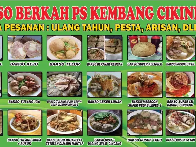 Bakso Berkah Pasar Kembang Cikini, Cikini Kramat