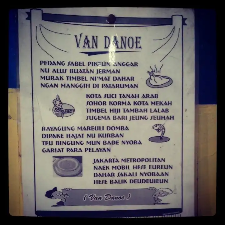 Van danoe Rumah Makan