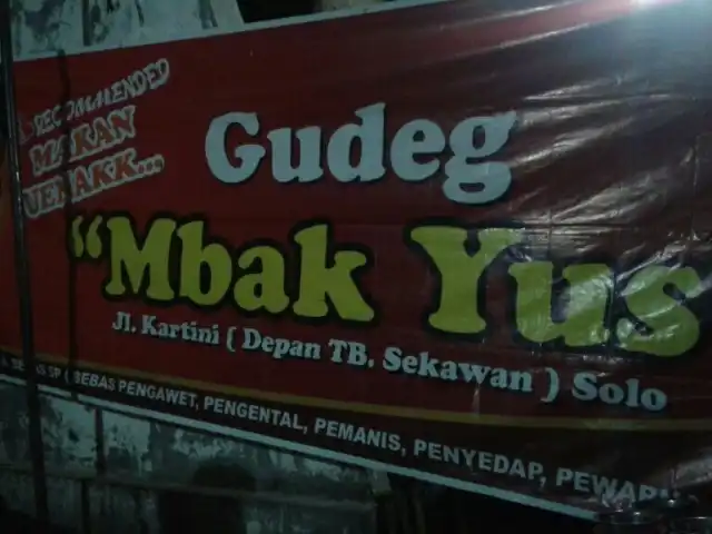 Gambar Makanan Gudeg Mbak Yus 9