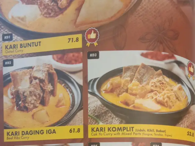 Gambar Makanan Chop Buntut Cak Yo 3