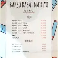 Gambar Makanan Bakso Babat Ma'Riyo 1