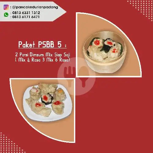 Gambar Makanan Pancake Durian dan Dimsum, Solok 4 9