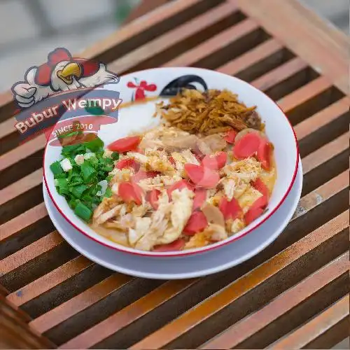 Gambar Makanan Bubur Ayam Wempy, Kawasan Kuliner BSM 18