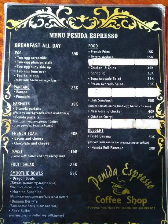 Gambar Makanan Penida Espresso 5