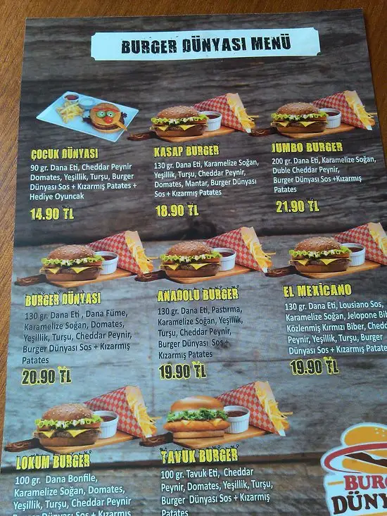 Burger Dunyasi'nin yemek ve ambiyans fotoğrafları 15