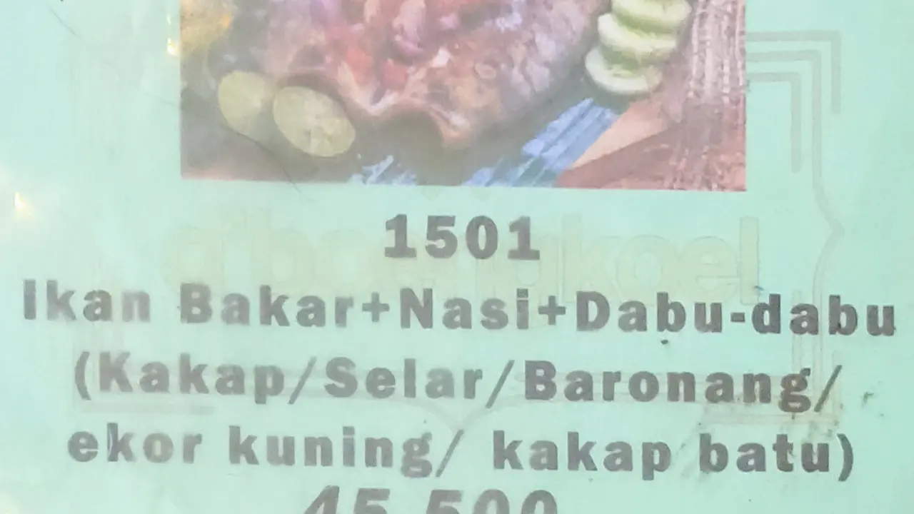 Ikan Bakar Sambal Dabu Dabu Khas Sulawesi